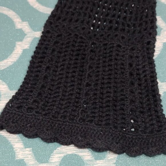 VENEZIA JEANS CLOTHING CROCHET RAMIE COTTON CARDIGAN EYE AND HOOK CLOSURE 18/20 - Picture 12 of 13